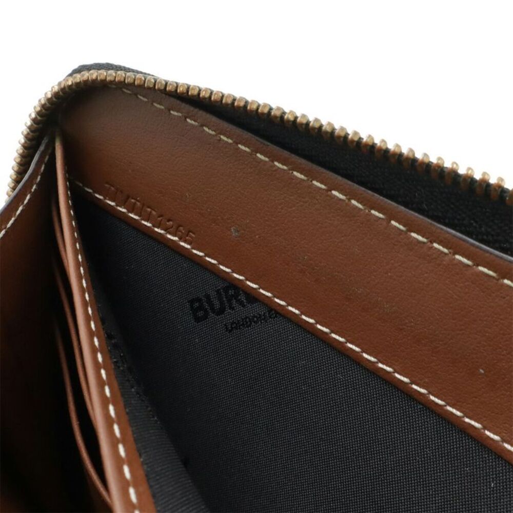Burberry Elmore Canvas Leather Zip Wallet - Picture 6 of 9